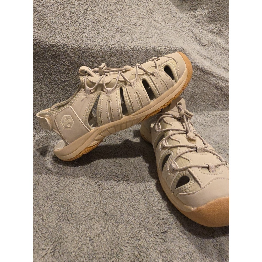Khombu Gray Crystal Sandals Women Size 8.5 New
